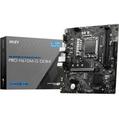 Resim Daisy Home Msı Pro H610M-G Ddr4 Soket 1700 Ddr4 3200(OC) Pcı-E Gen 4 ,m.2 Usb3.2 1x 1g Lan Matx 