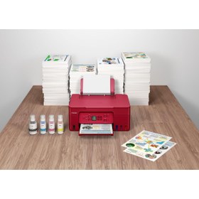 Resim Canon PIXMA G3470 Çok Fonksiyonlu Renkli Mürekkep Tanklı Kırmızı Yazıcı (Canon Eurasia Garantili) 