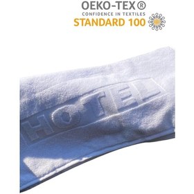 Resim 4'lü Hotel Logo Banyo Havlusu - 70x140 Cm, 490 Gr, %100 Pamuk, Spa Ve Otel Havlusu, Günlük Kullanıma Uygun Beyaz 