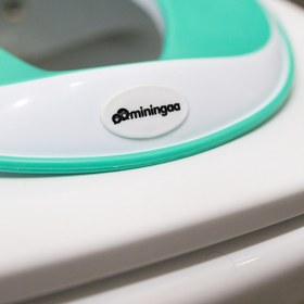 Resim Miningaa Saf Termoplastik Portatif, Ergonomik Çocuk Bebek Klozet Adaptörü, Taşınabilir Lüks Lazımlık Yeşil 