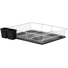 Resim Just Cheap Store Dik Açılı Tek Katlı Beyaz Tabaklık ROYALEKS-ACERO-20333 