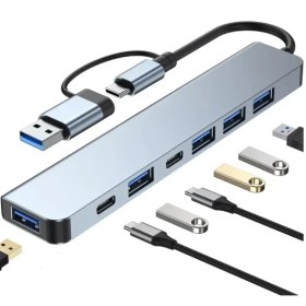Resim Byl 221 Support 7 In 1 Type-C USB Çevirici 