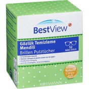 Resim ROSSMANN Best View Gözlük Temizleme Mendili 52 Adet 