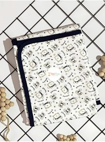 Resim tinitins Bebek Tek Kat Kapitone t-1104Battaniye Kundak 80x90 Cm 