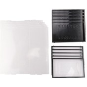 Resim Şeffaf Ayakkabı Kutusu Saklama Kutusu Çekmece Tipi Plastik Ayakkabı Rafı Siyah 