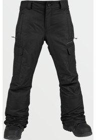 Resim Volcom Unisex Çocuk Siyah Cargo Snowboard Pantolon 