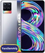 Resim Realme 8 Yenilenmiş TR Garanti | 128 GB 6 GB Gümüş 