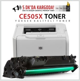 Resim nanoprint Muadil Ce505x Toner P2030/p2035/p2035n/p2050/p2055/p2055 