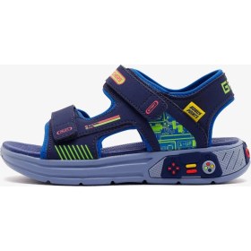 Resim Skechers Power Splash Büyük Erkek Çocuk Lacivert Sandalet 402271L Nvmt 