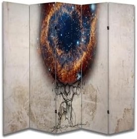 Resim Soyut Temalı Özel Tasarım Paravan Room Divider PRV1013, 180 x 180 