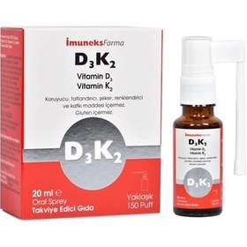 Resim Imuneks Farma Vitamin D3 K2 Sprey 20Ml 