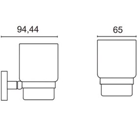Resim Çelik Banyo Paslanmaz Pirinç Dilek Montajlı Diş Fırçalık Gri 