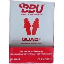 Resim Bbu Kulak Tıkacı Bbu Ep500 Quad Çam Tipi 22 Db 50çift 
