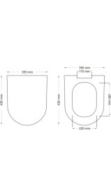 Resim Bg Bagno Adnoss Bg Bagno Gala Slim Soft Klozet Kapağı 1006114210 