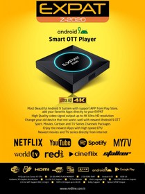 Resim Expat Z-2020 Smart Android TV Box 