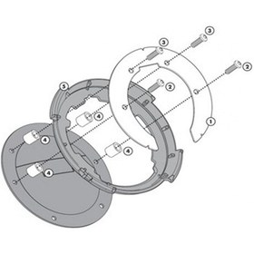 Resim Kappa Depo Üstü Çanta Aparatı Suzukı Bf01k 