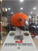 Resim Axxis Square Yarım Kask (Turuncu) 