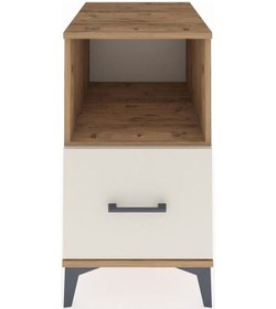 Resim Kronos Komodin Tek Raflı Tek Çekmeceli 44x59x80 Çam-aytaşı Atlas Çam 