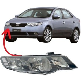 Resim Kia Cerato Far Lambası Sağ 2009-2014 Manuel 