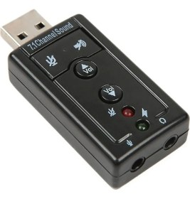 Resim 7.1 USB Stereo Ses Adaptörü , Harici Ses Kartı, Pc ve Dizüstü Bilgisayar Için 3D USB Ses Adaptörü, 