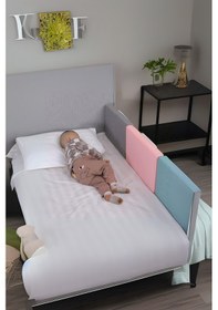 Resim Miralay Yeni Nesil Yatak Bariyeri 50 x 40 CM Mavi 3 Adet 