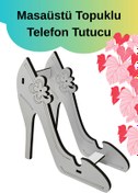 Resim Genel Markalar Masaüstü ofis masası topuklu ayakkabı telefon tutucu aksesuar standı 
