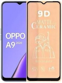 Resim PSR aksesuar 2020 Mat Seramik Ekran Koruyucu Parmak İzi Bırakmaz Nano Cam Koruma Oppo A5 - A9 ile uyumlu 