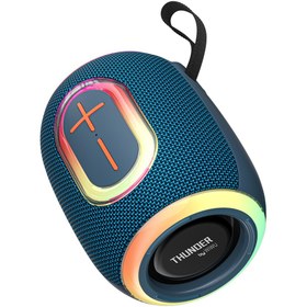 Resim WIWU H9 RGB Işıklı Askılı TWS Bluetooth Speaker Hoparlör v5.3 10W Mavi 