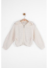 Resim Xo Kids Kız Çocuk Hırka 8-14 Yaş 37306 Krem 