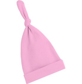 Resim Babygiz Yenidoğan Kız Erkek Bebek %100 Pamuklu Penye Extra Yumuşak Hafif Terletmez Bere 0-6 Ay Pembe 