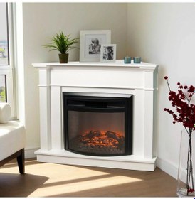 Resim Elektrikli Şömineasnorm Wf2814 1800W Üçgen Dekoratif Şömine 