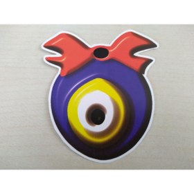 Resim Aksesuar Nazar Boncuğu Sticker 7x5,5cm (2adet Fiyatı) Nazarlık Nazar Boncuğu Etiketi Nazar Boncuğu Çıkartması 