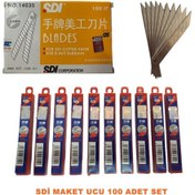 Resim Sdi Maket Bıçağı Yedeği 100 Adet Profesyonel Ürün 1.Kalite (534525841) 