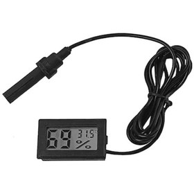 Resim Dijital Ekran Sıcaklık Nem Ölçer - Termometre Higrometre Kuluçka 