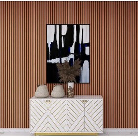 Resim Winpanel Dekoratif Ahşap Duvar Paneli Bambu Rengi 60x240 CM 