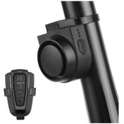 Resim Reedark Kablosuz Bisiklet Alarmı - 115db Yüksek Ses, 5 Ses Modu, Ipx5 Su Geçirmez, Titreşim Hassasiyet Ayarı Siyah 