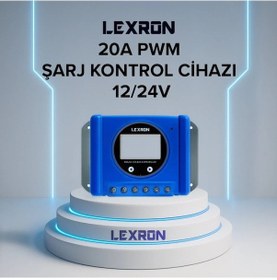 Resim Lexron 20A Pwm Şarj Kontrol Cihazı 