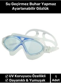 Resim Premium Junior Su Geçirmez Buhar Yapmaz Ayarlanabilir Gs3 Çocuk Silikon Havuz Deniz Yüzücü Gözlüğü Çok Renkli 