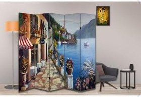 Resim Manzara Temalı Özel Tasarım Paravan Room Divider PRV1090, 180 x 180 