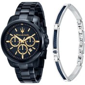 Resim Maserati R8873621042 Fonksiyonlar Aktif Takvimli Çelik Kasa Çelik Kordon Lacivert Renk Erkek Kol Saati Lacivert 