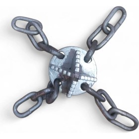 Resim Kanal Makina Kanal Açma 16 mm Kırıcı Zincirli Uç 