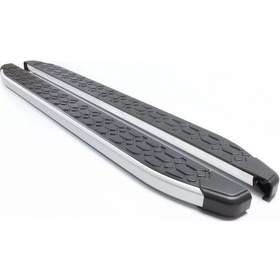 Resim Omsa Line Peugeot 2008 Yan Basamak 2020 Sonrası Blackline Mat Alüminyum Alınlı Yan Koruma Basamak 