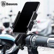 Resim Baseus Knight Motorcycle Holder Motosiklet-Bisiklet telefon tutucu 