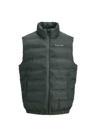 Resim Jack & Jones Jjalpes Heat Isı Yalıtımlı Kapitone Erkek Yelek / Aw25 Koleksiyonu Yeşil 