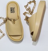 Resim Bueno Shoes Sarı Deri Kadın Düz Terlik 01wu4637 