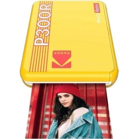 Resim Mini 3/P300 Retro Sarı Akıllı Telefon Fotoğraf Yazıcısı 