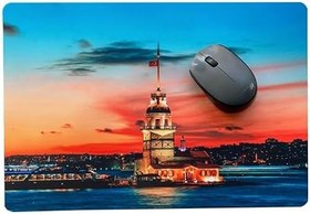 Resim İstanbul Kız Kulesi Baskılı Mouse Pad (28x40 cm) 