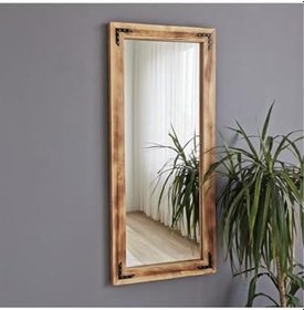 Resim Neostill Ahşap Eskitme Boy Aynası 50X110 