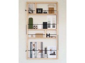 Resim Olcay Aksesuar Ahşap Montessori Çocuk Bebek Odası Kitaplık Çok Amaçlı Kitaplık 