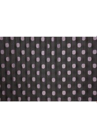 Resim Puanlı Çift Renk Lila İp Perde Hazır Düğmeleri Dikilmiş İp Perde 300 270 Cm Lila 